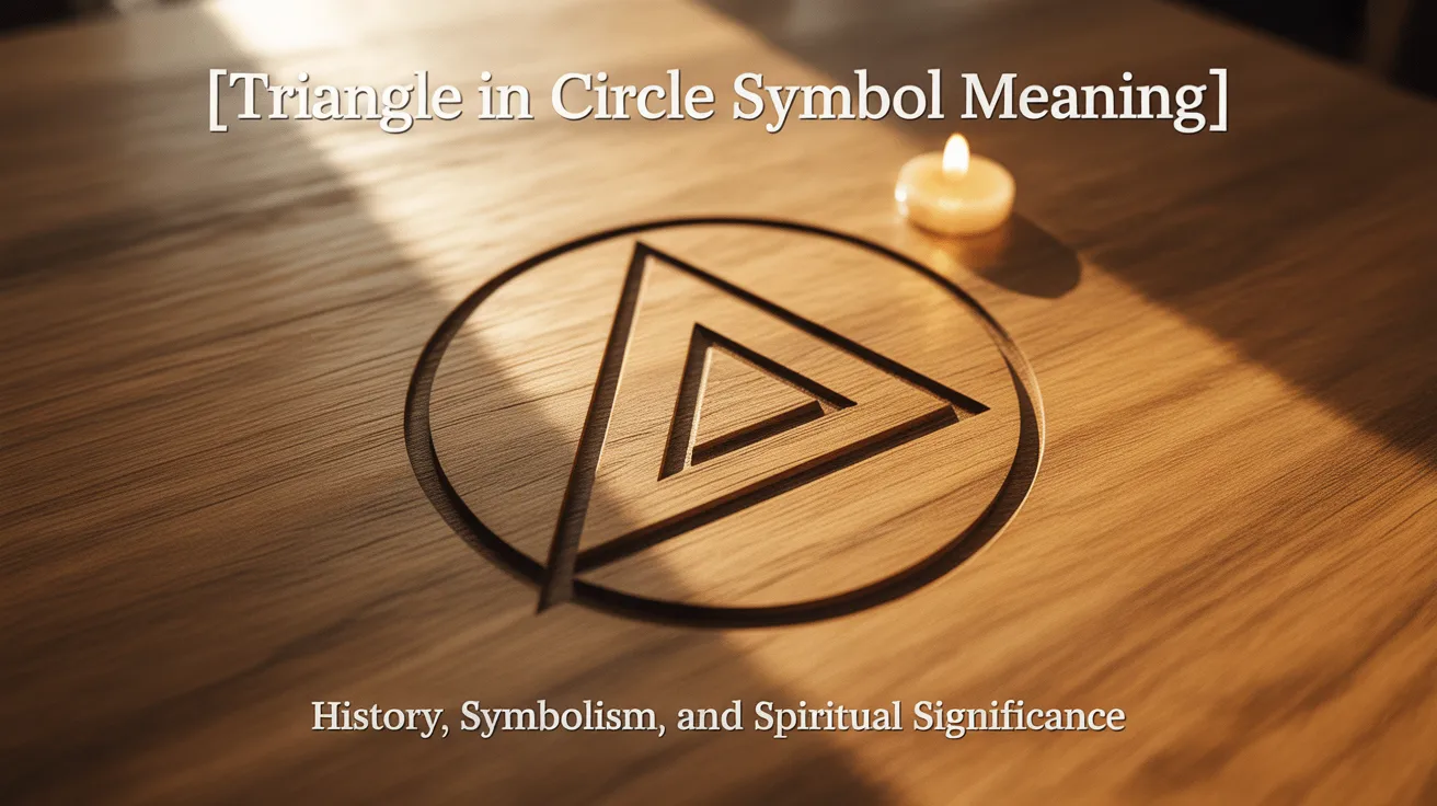 Triangle in Circle Symbol Meaning