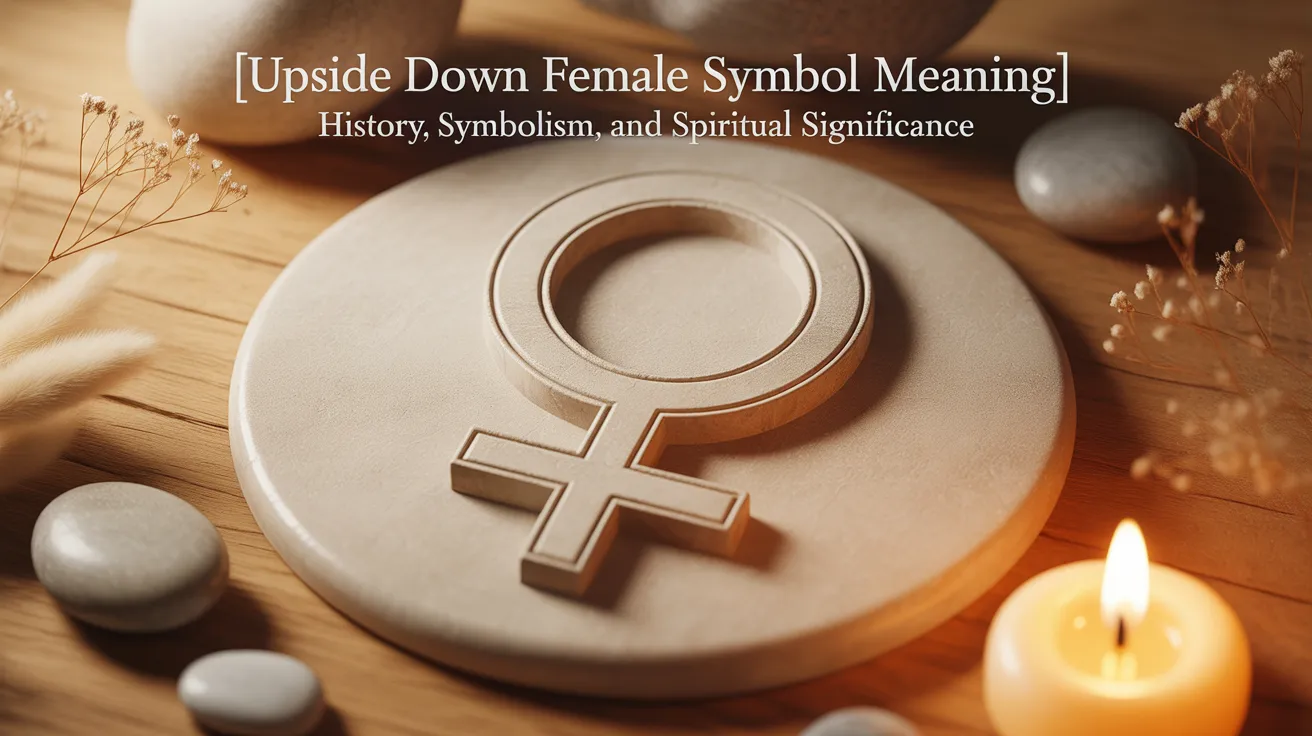 Upside Down Female Symbol Meaning