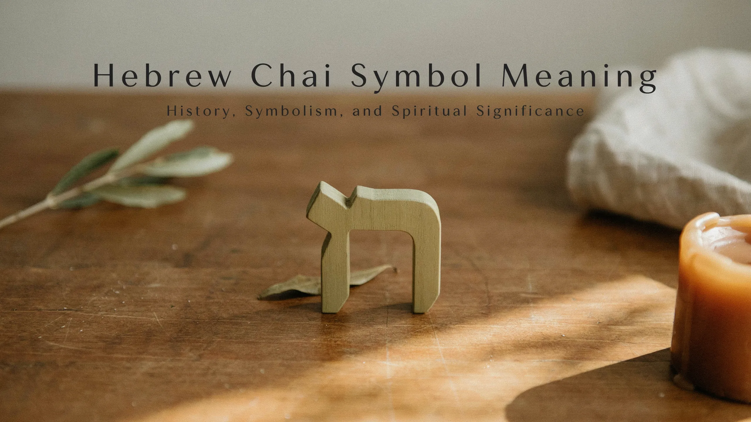 Hebrew Chai Symbol Meaning